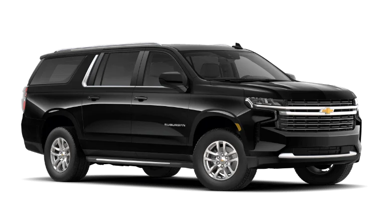 Black Suburban.